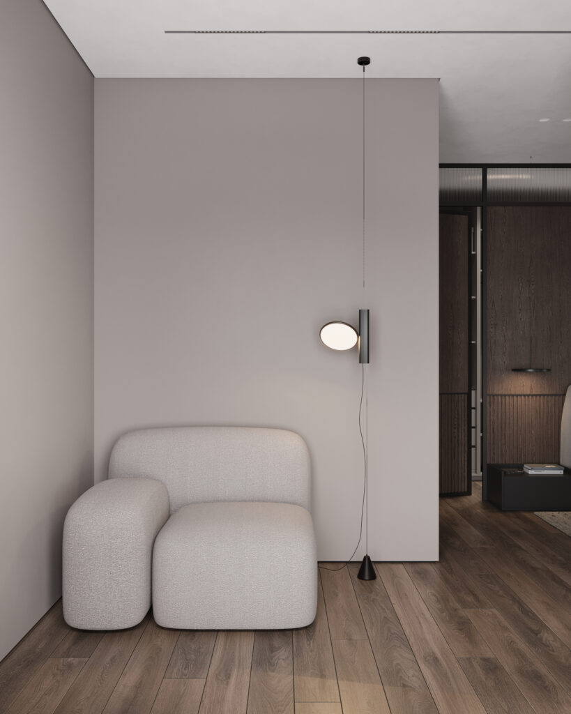 Workplace in bedroom
